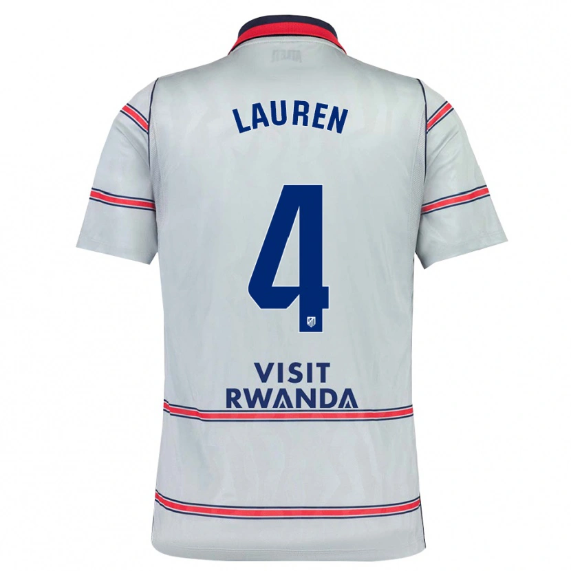 Danxen Dámské Lauren Eduarda Leal Costa #4 Šedá Červená Tmavě Modrá Třetí Hráčské Dresy 2026/27 Dres