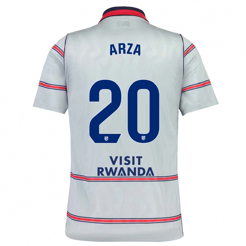 Danxen Dámské David Arza #20 Šedá Červená Tmavě Modrá Třetí Hráčské Dresy 2026/27 Dres