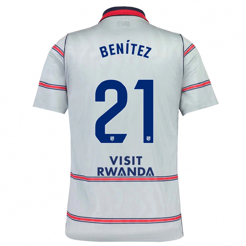 Danxen Dámské Fiamma Benítez #21 Šedá Červená Tmavě Modrá Třetí Hráčské Dresy 2026/27 Dres