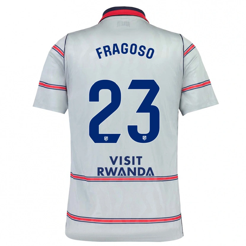 Danxen Dámské Gerard Fragoso #23 Šedá Červená Tmavě Modrá Třetí Hráčské Dresy 2026/27 Dres