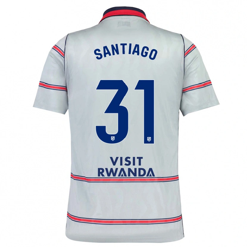 Danxen Dámské Abraham Santiago #31 Šedá Červená Tmavě Modrá Třetí Hráčské Dresy 2026/27 Dres
