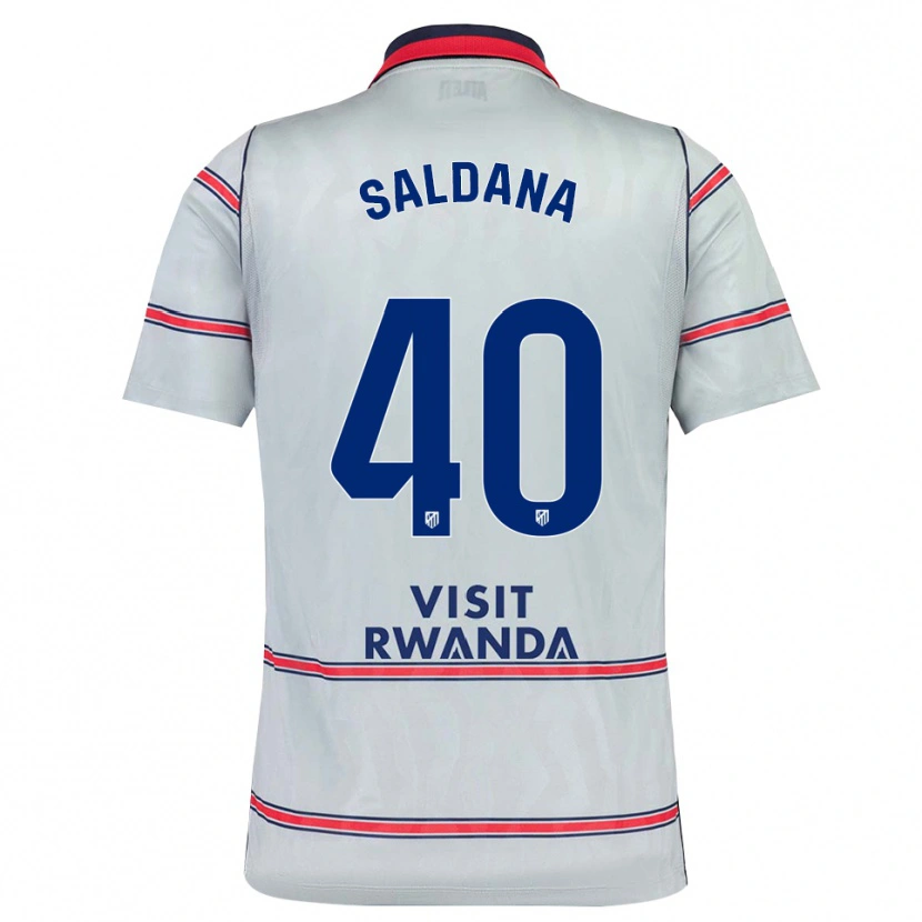 Danxen Dámské Jose Saldana #40 Šedá Červená Tmavě Modrá Třetí Hráčské Dresy 2026/27 Dres