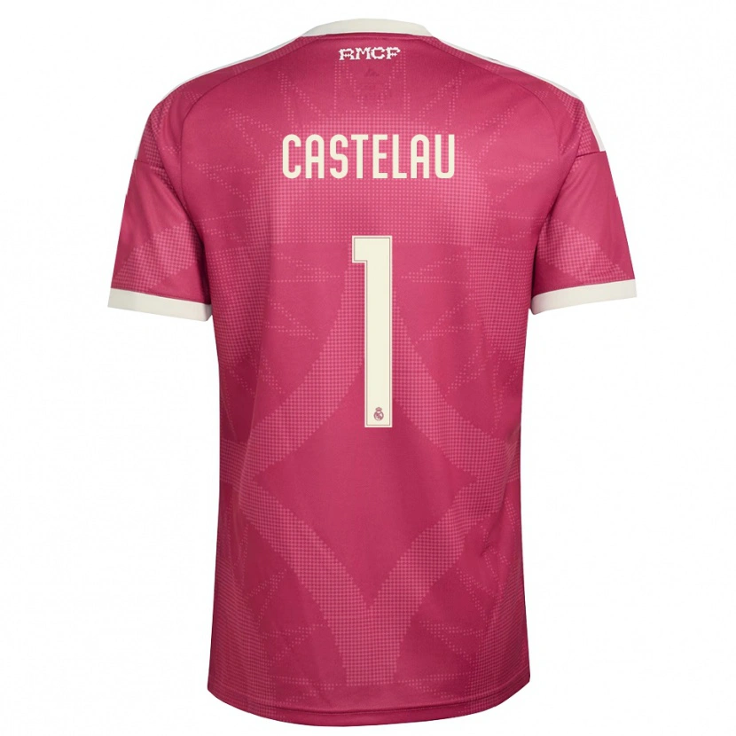 Danxen Dámské Alber Castelau #1 Světle Fialově Červená Bílá Třetí Hráčské Dresy 2026/27 Dres