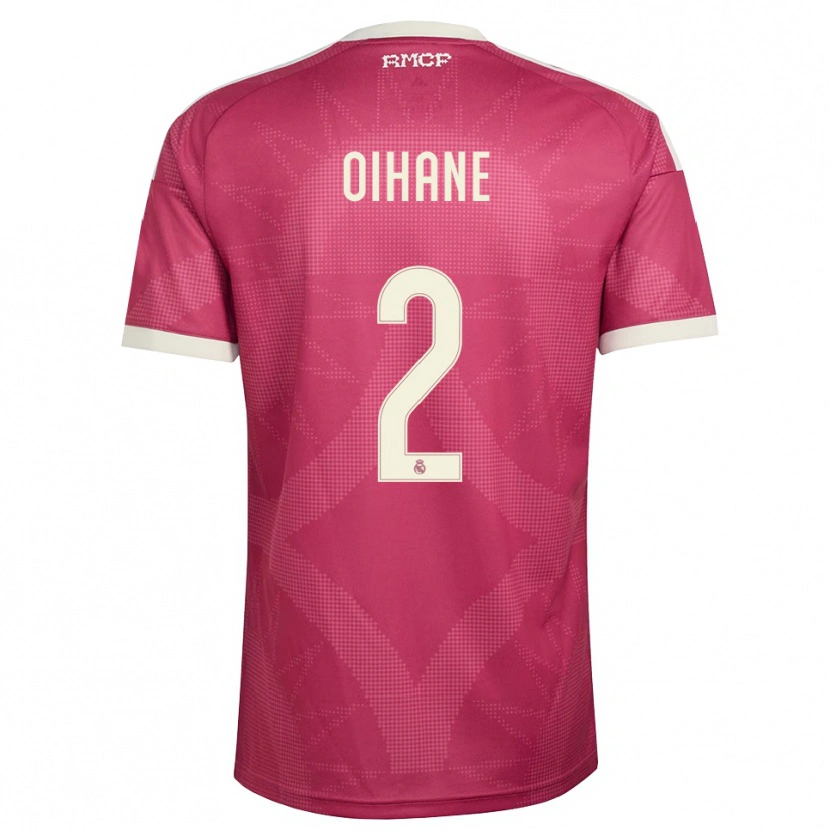 Danxen Dámské Oihane Hernández #2 Světle Fialově Červená Bílá Třetí Hráčské Dresy 2026/27 Dres
