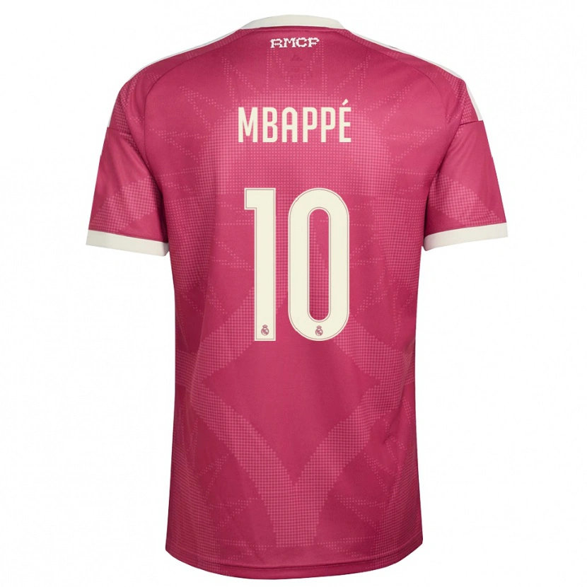 Danxen Dámské Kylian Mbappé #10 Světle Fialově Červená Bílá Třetí Hráčské Dresy 2026/27 Dres