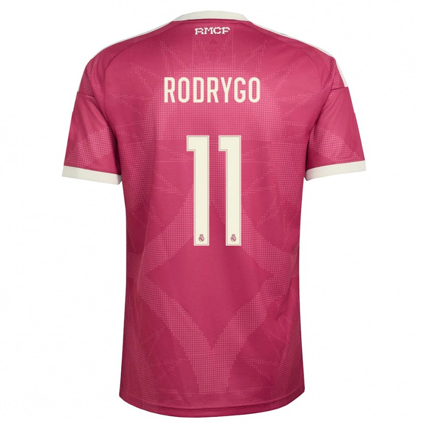 Danxen Dámské Rodrygo Silva De Goes #11 Světle Fialově Červená Bílá Třetí Hráčské Dresy 2026/27 Dres