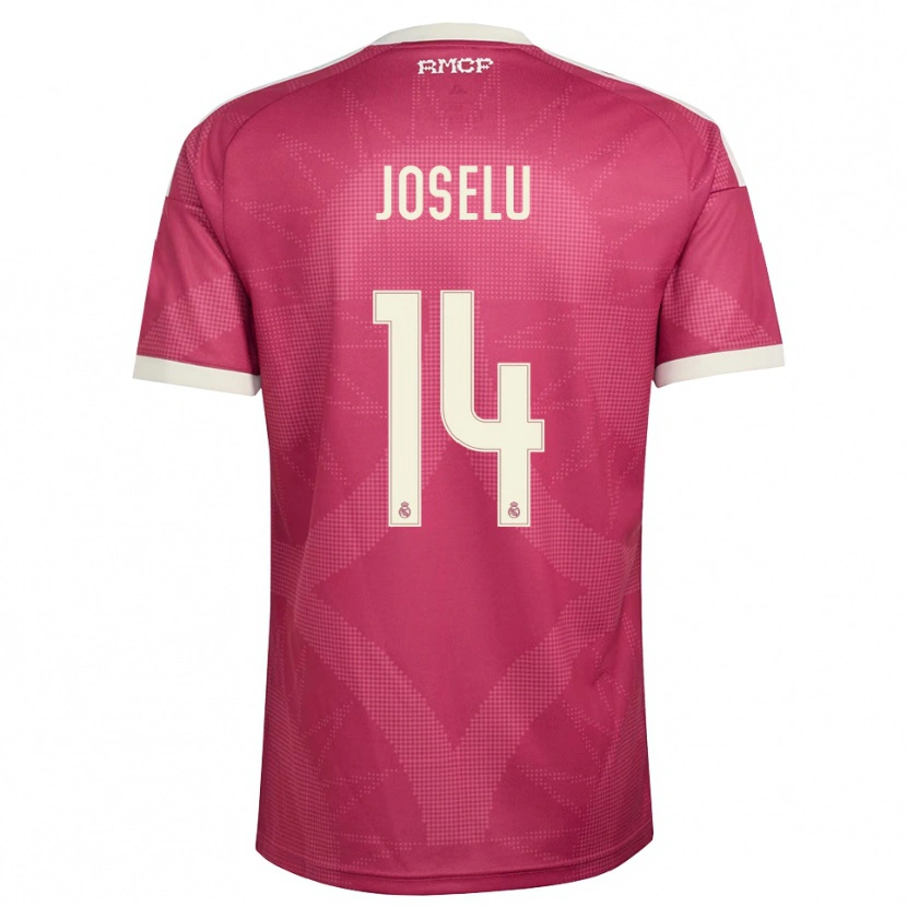 Danxen Dámské Joselu #14 Světle Fialově Červená Bílá Třetí Hráčské Dresy 2026/27 Dres