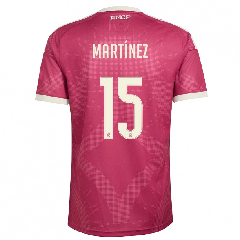 Danxen Dámské Joan Martínez #15 Světle Fialově Červená Bílá Třetí Hráčské Dresy 2026/27 Dres
