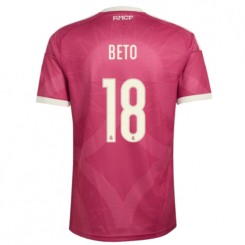 Danxen Dámské Beto #18 Světle Fialově Červená Bílá Třetí Hráčské Dresy 2026/27 Dres