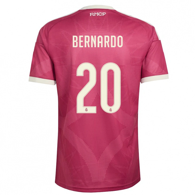 Danxen Dámské Bernardo Silva #20 Světle Fialově Červená Bílá Třetí Hráčské Dresy 2026/27 Dres