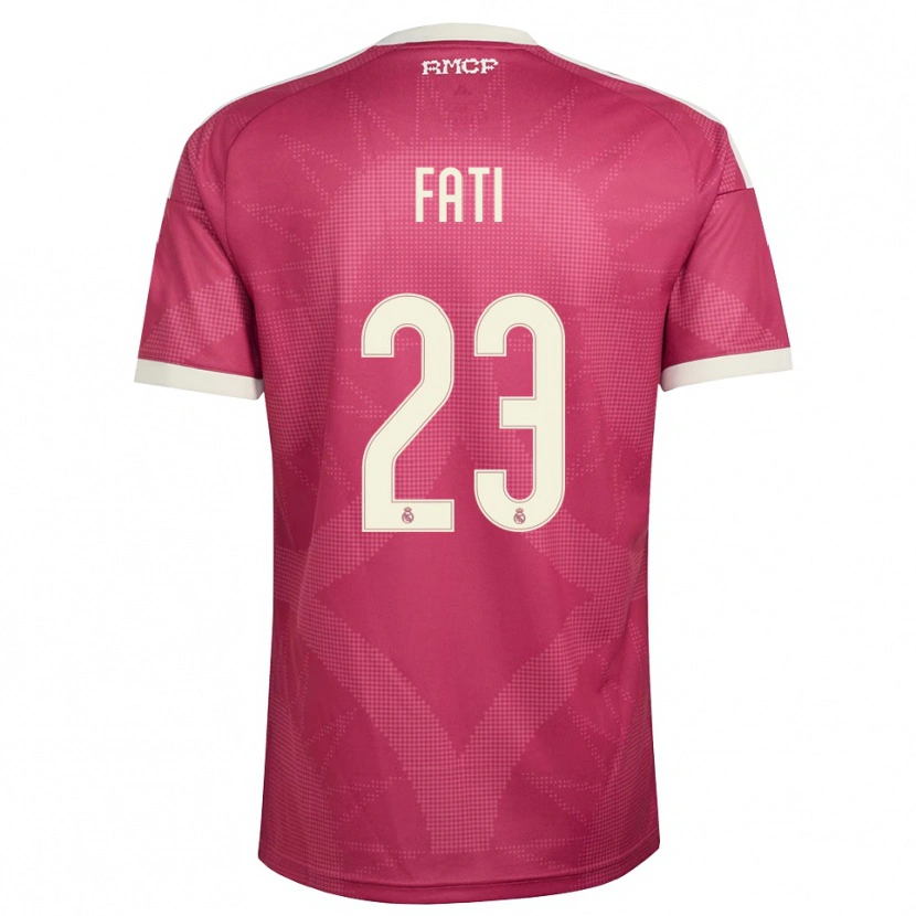 Danxen Dámské Lamini Fati #23 Světle Fialově Červená Bílá Třetí Hráčské Dresy 2026/27 Dres