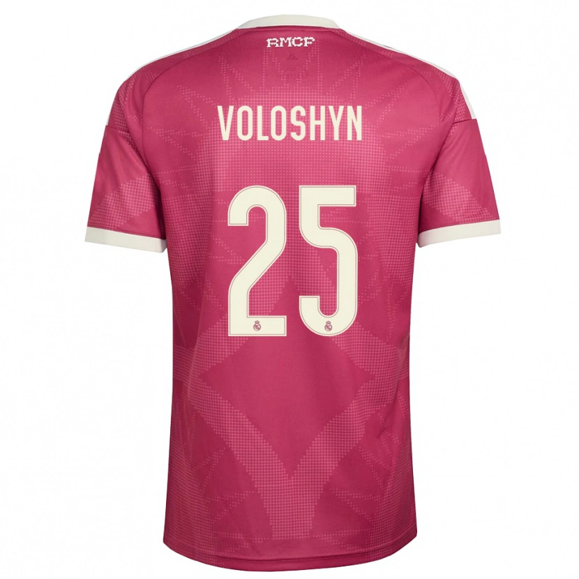 Danxen Dámské Ilya Voloshyn #25 Světle Fialově Červená Bílá Třetí Hráčské Dresy 2026/27 Dres