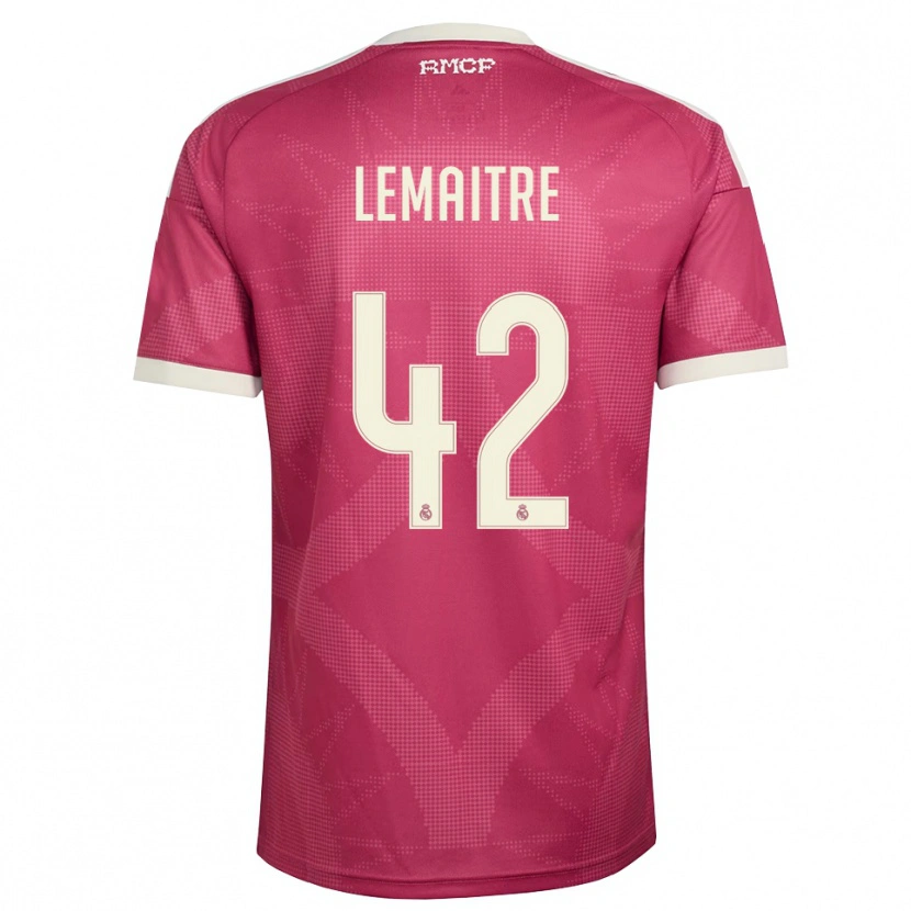 Danxen Dámské Léo Lemaître #42 Světle Fialově Červená Bílá Třetí Hráčské Dresy 2026/27 Dres