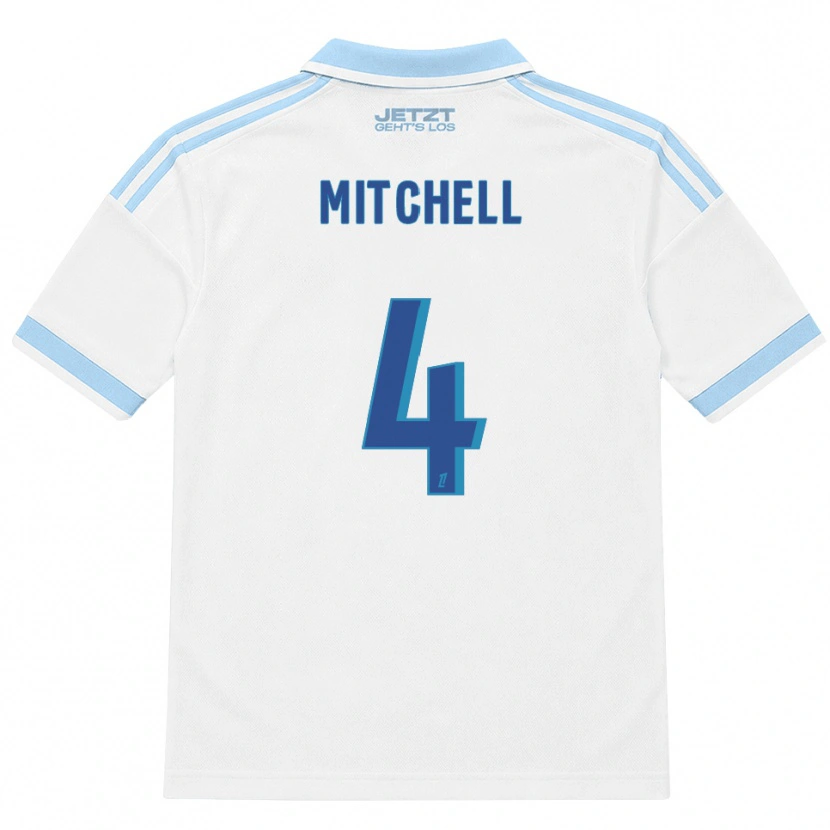 Danxen Dětské Jeyland Mitchell #4 Světle Nebesky Modrá Bílá Červená Daleko Hráčské Dresy 2026/27 Dres
