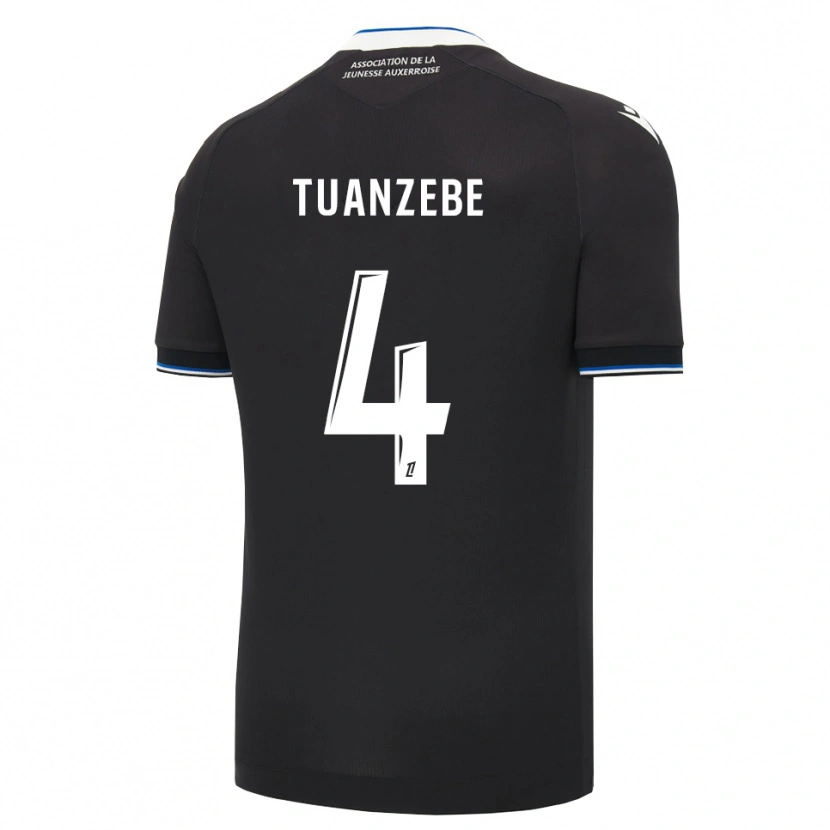 Danxen Dětské Axel Tuanzebe #4 Černá Modrá Bílá Daleko Hráčské Dresy 2026/27 Dres