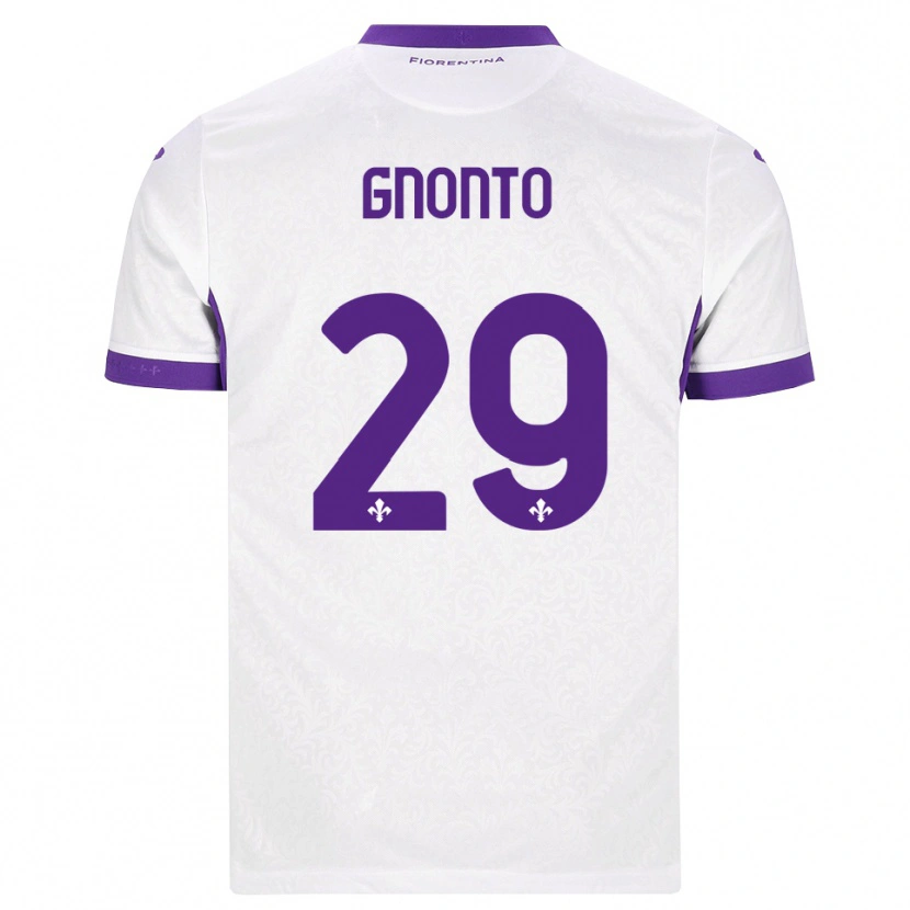 Danxen Dětské Wilfried Gnonto #29 Bílá Fialová Daleko Hráčské Dresy 2026/27 Dres