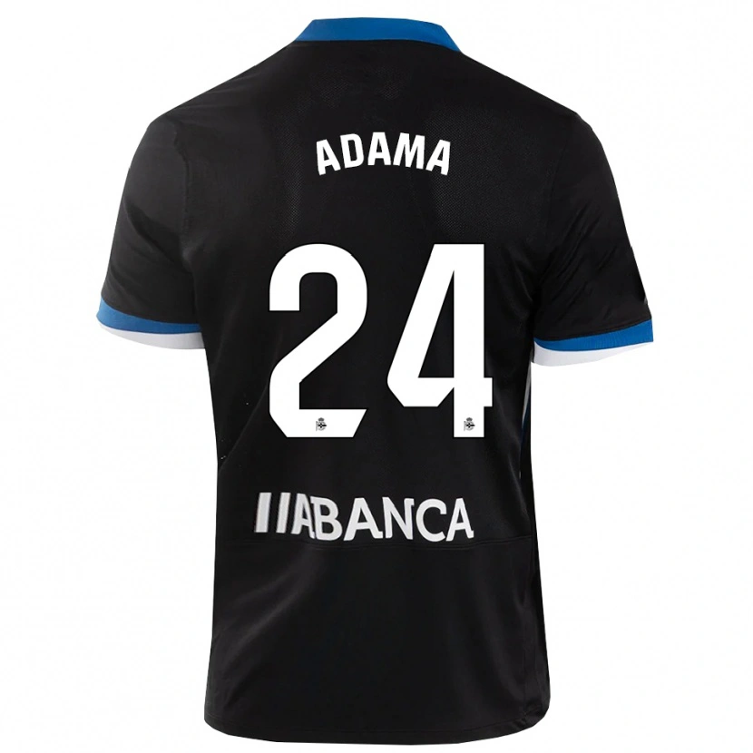 Danxen Dětské Adama Traoré #24 Černá Modrá Bílá Daleko Hráčské Dresy 2026/27 Dres