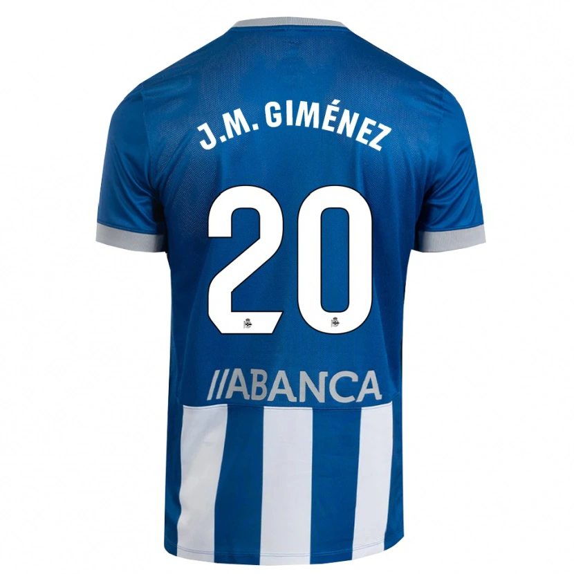 Danxen Dětské José María Giménez #20 Modrá Šedá Bílá Domů Hráčské Dresy 2026/27 Dres