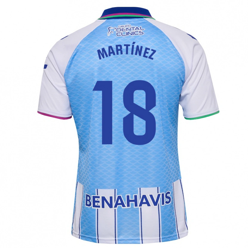 Danxen Dětské Pablo Martínez #18 Tmavě Nebesky Modrá Bílá Domů Hráčské Dresy 2026/27 Dres