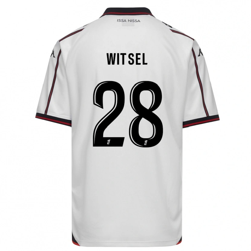 Danxen Dětské Axel Witsel #28 Černá Bílá Daleko Hráčské Dresy 2026/27 Dres