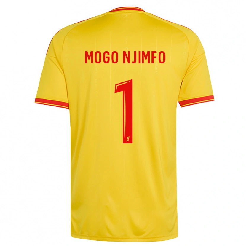 Danxen Dětské Arthur Mogo Njimfo #1 Zlatá Oranžová Červená Domů Hráčské Dresy 2026/27 Dres