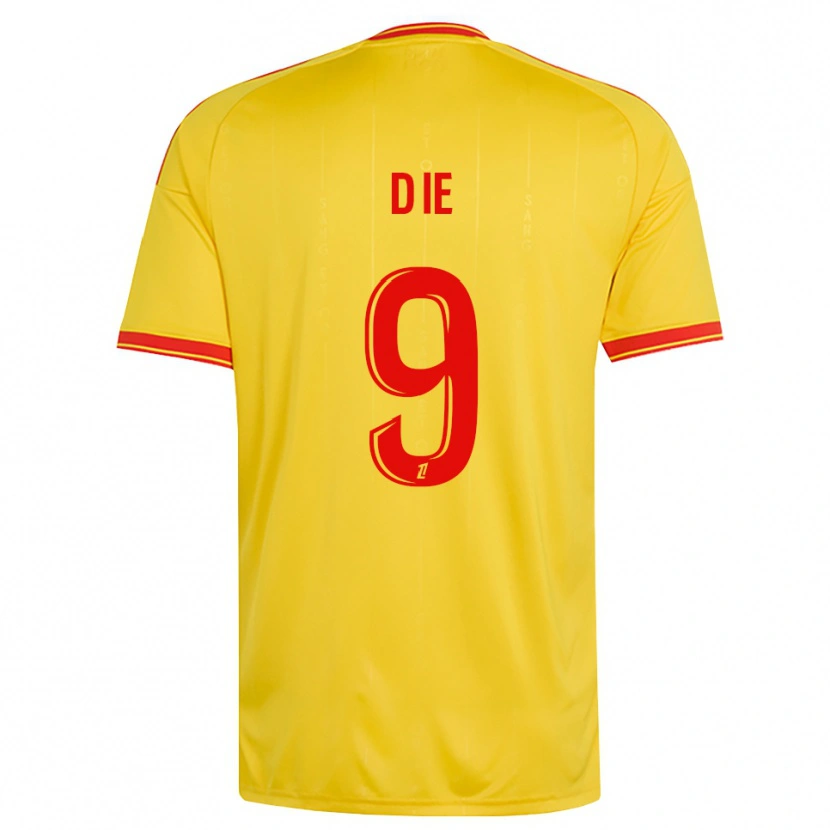 Danxen Dětské Manassé Die #9 Zlatá Oranžová Červená Domů Hráčské Dresy 2026/27 Dres