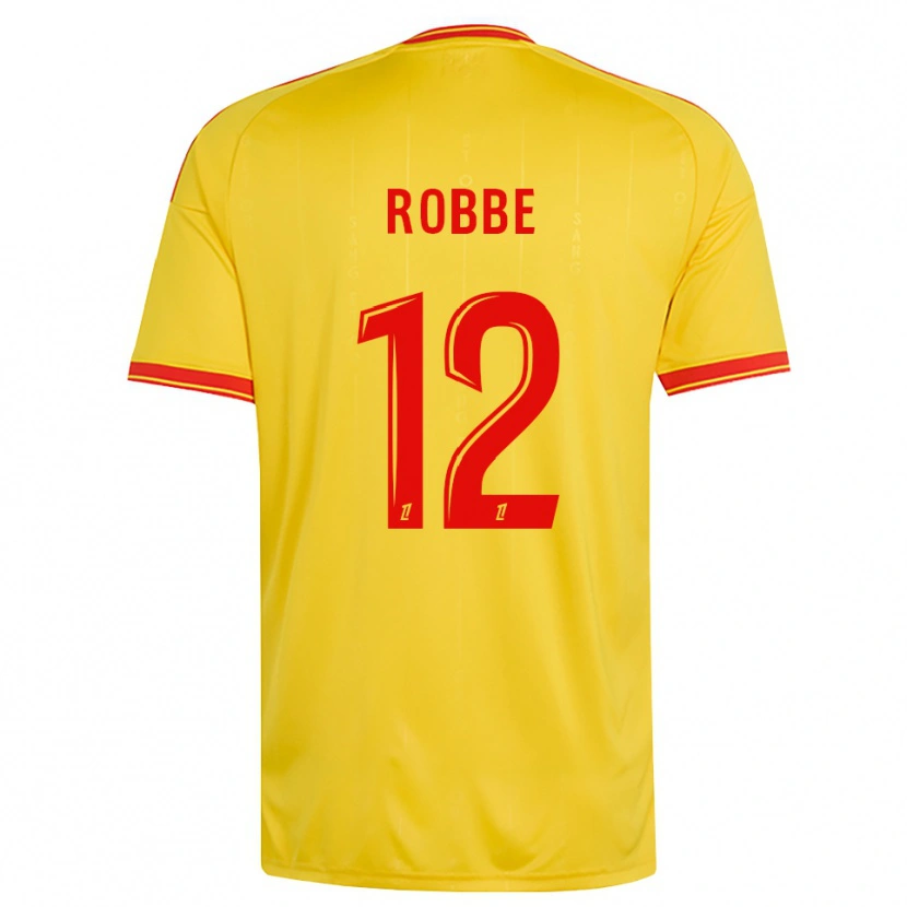 Danxen Dětské Lucas Robbe #12 Zlatá Oranžová Červená Domů Hráčské Dresy 2026/27 Dres