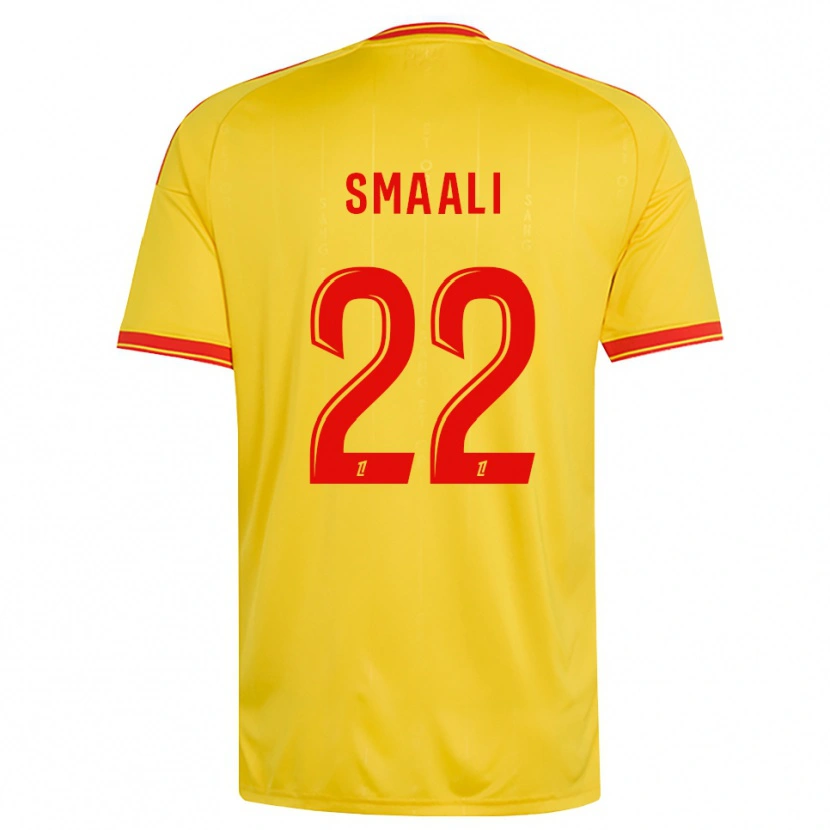 Danxen Dětské Emma Smaali #22 Zlatá Oranžová Červená Domů Hráčské Dresy 2026/27 Dres
