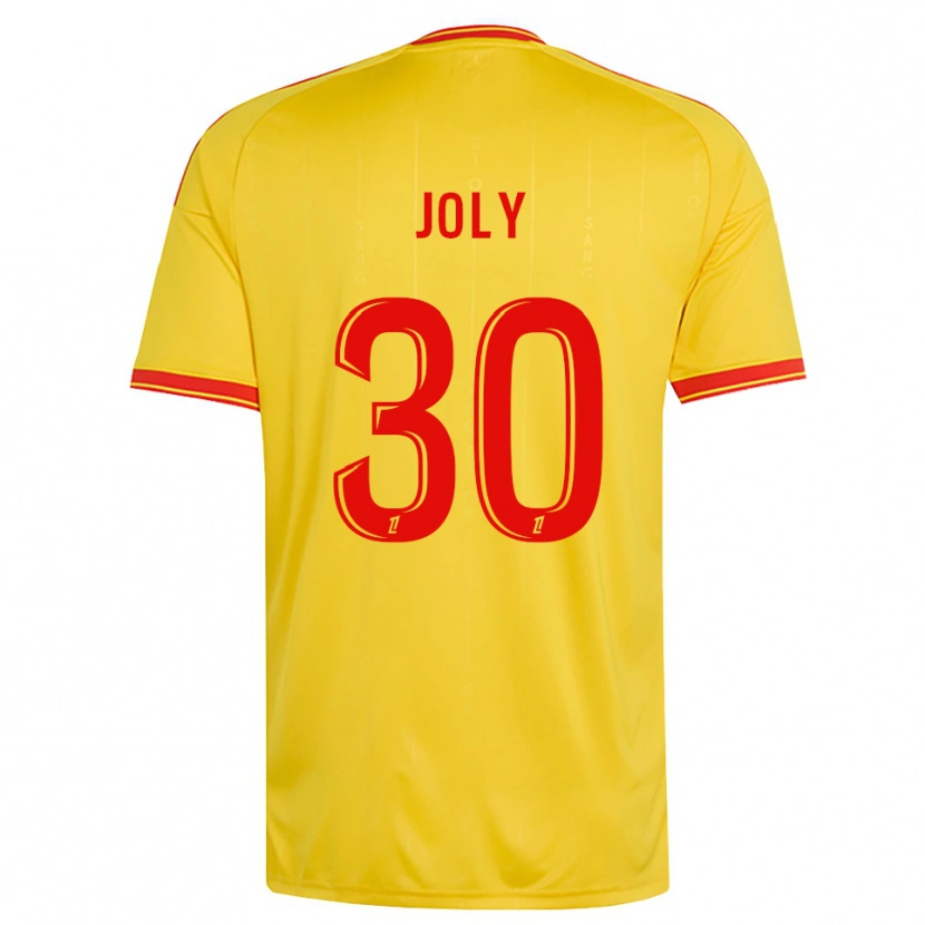 Danxen Dětské Blandine Joly #30 Zlatá Oranžová Červená Domů Hráčské Dresy 2026/27 Dres