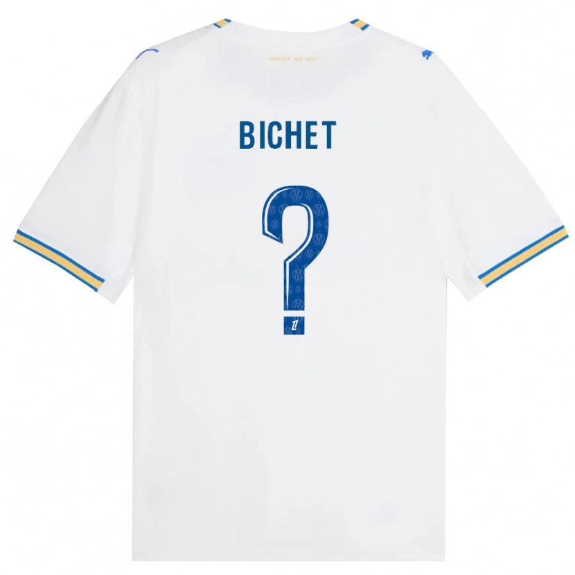 Danxen Dětské Tristan Bichet #0 Modrá Bílá Domů Hráčské Dresy 2026/27 Dres