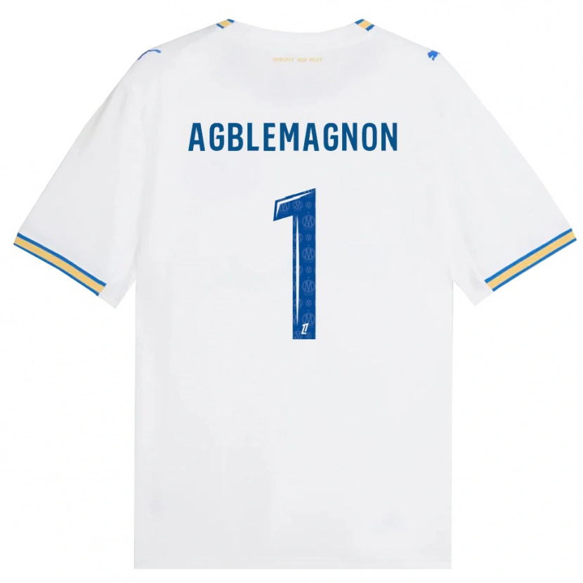 Danxen Dětské Jordan Agblemagnon #1 Modrá Bílá Domů Hráčské Dresy 2026/27 Dres