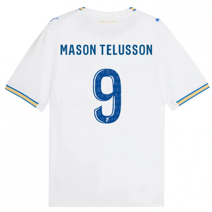 Danxen Dětské Jah-Mason Telusson #9 Modrá Bílá Domů Hráčské Dresy 2026/27 Dres
