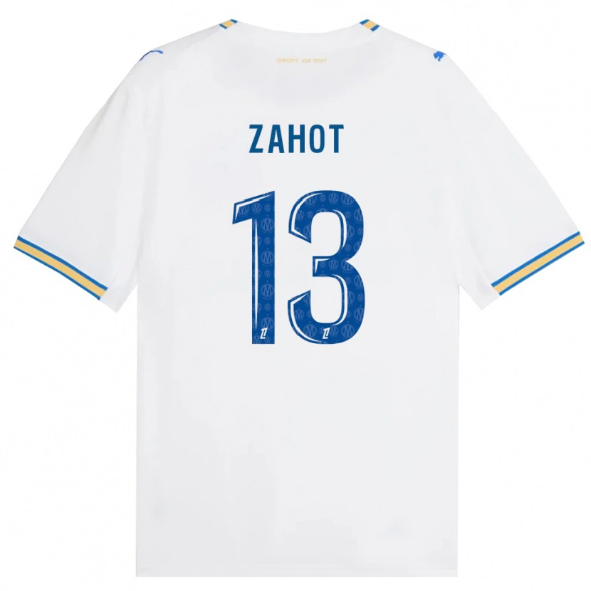 Danxen Dětské Sarah Zahot #13 Modrá Bílá Domů Hráčské Dresy 2026/27 Dres
