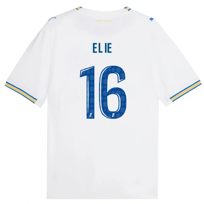 Danxen Dětské Anaïs Elie #16 Modrá Bílá Domů Hráčské Dresy 2026/27 Dres