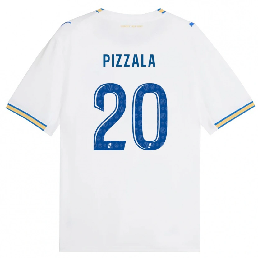 Danxen Dětské Caroline Pizzala #20 Modrá Bílá Domů Hráčské Dresy 2026/27 Dres