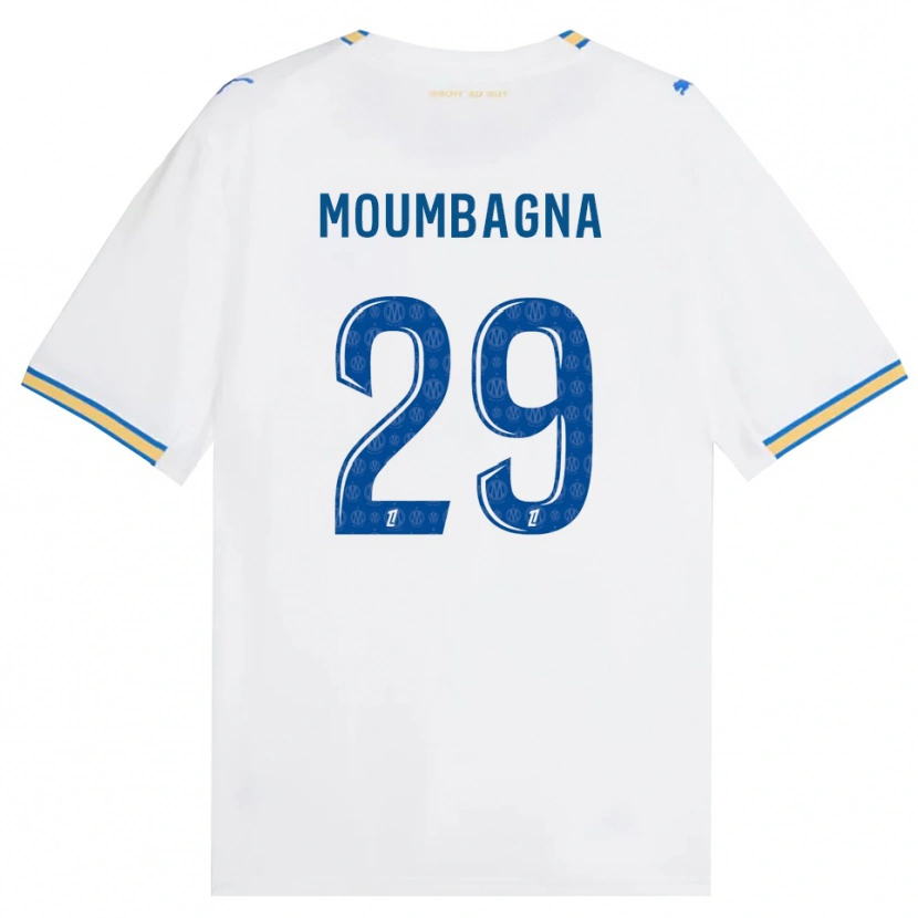 Danxen Dětské Faris Moumbagna #29 Modrá Bílá Domů Hráčské Dresy 2026/27 Dres