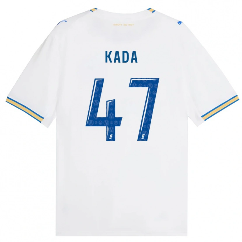Danxen Dětské Joakim Kada #47 Modrá Bílá Domů Hráčské Dresy 2026/27 Dres