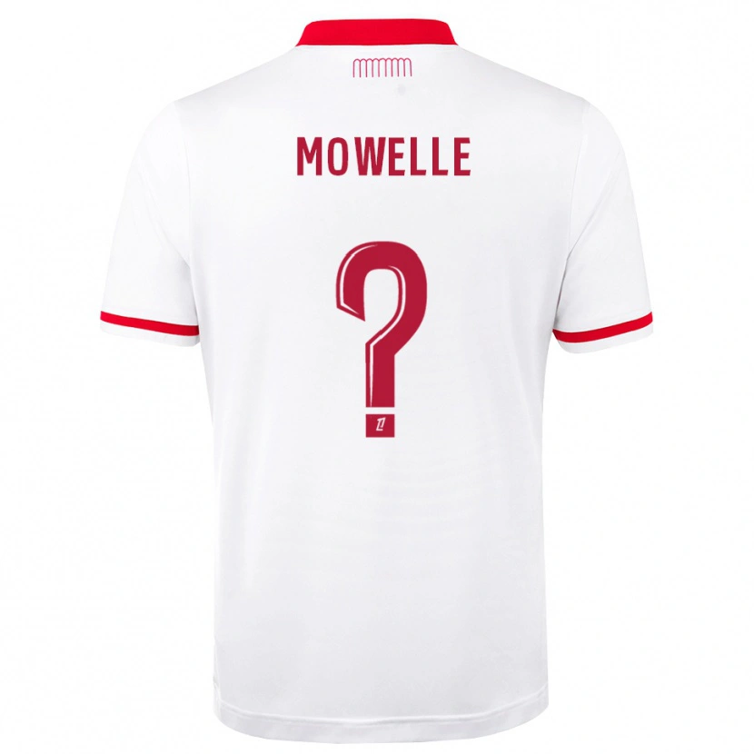 Danxen Dětské Jean-Daniel Mowelle #0 Červená Bílá Domů Hráčské Dresy 2026/27 Dres
