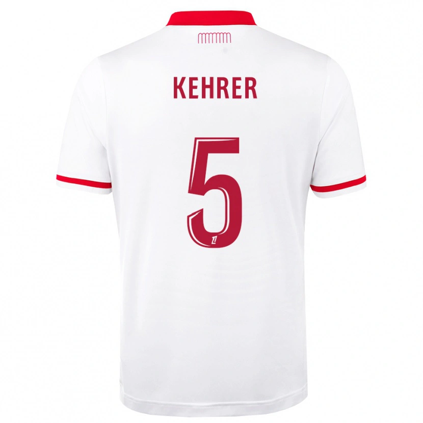 Danxen Dětské Thilo Kehrer #5 Červená Bílá Domů Hráčské Dresy 2026/27 Dres