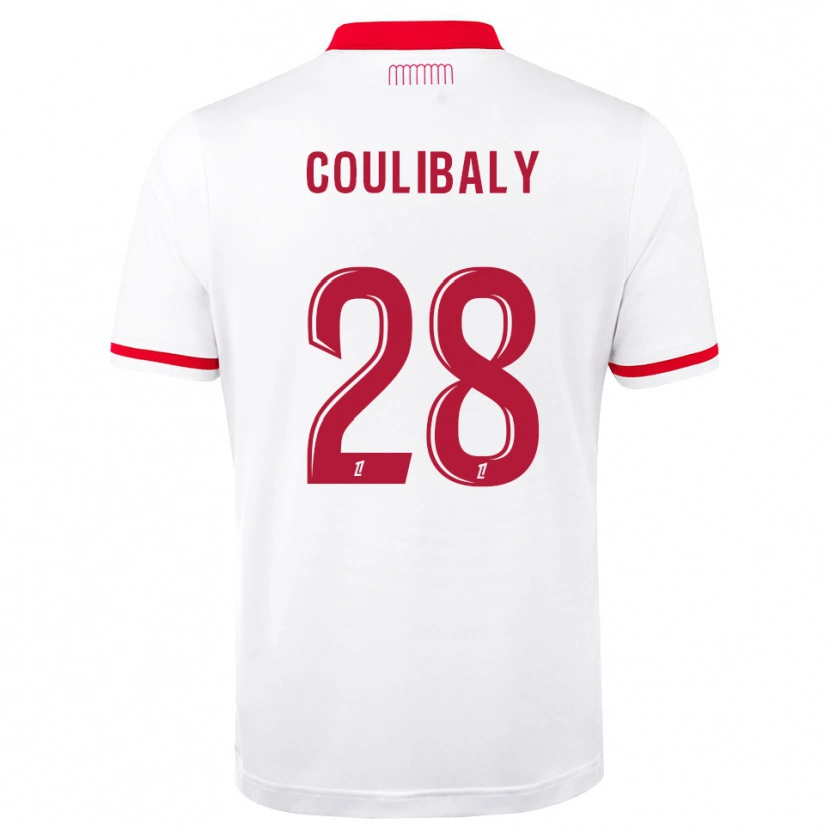 Danxen Dětské Mamadou Coulibaly #28 Červená Bílá Domů Hráčské Dresy 2026/27 Dres