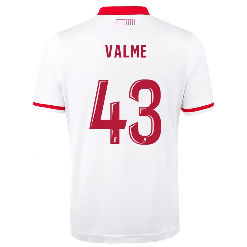 Danxen Dětské Ritchy Valme #43 Červená Bílá Domů Hráčské Dresy 2026/27 Dres