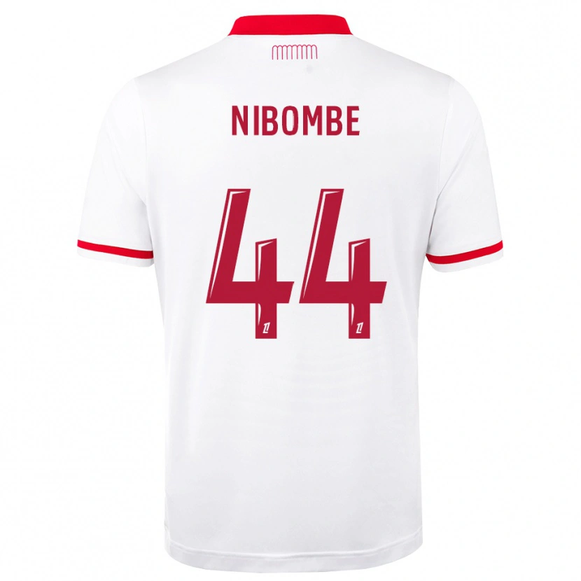 Danxen Dětské Samuel Nibombe #44 Červená Bílá Domů Hráčské Dresy 2026/27 Dres
