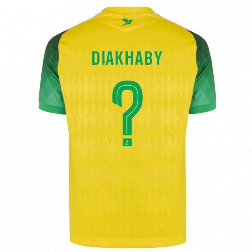 Danxen Dětské Lamine Diakhaby #0 Žlutá Zelená Červená Domů Hráčské Dresy 2026/27 Dres