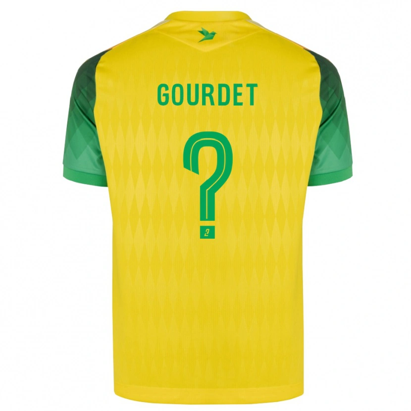 Danxen Dětské Yves Gourdet #0 Žlutá Zelená Červená Domů Hráčské Dresy 2026/27 Dres
