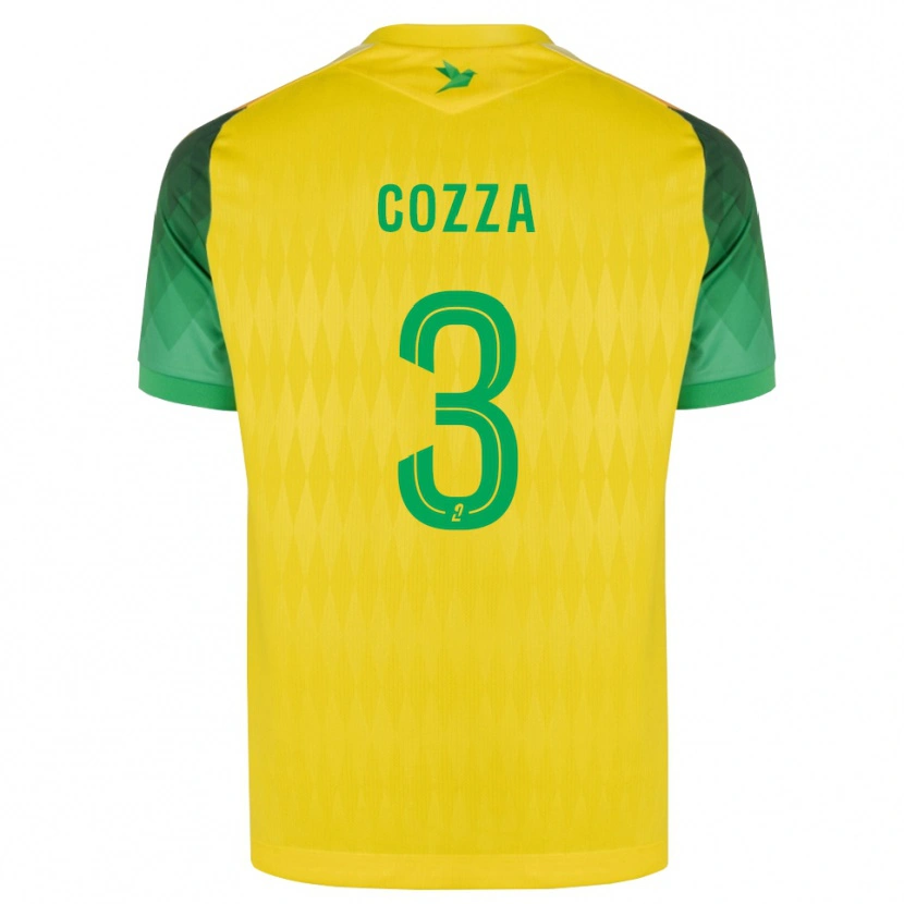 Danxen Dětské Nicolas Cozza #3 Žlutá Zelená Červená Domů Hráčské Dresy 2026/27 Dres