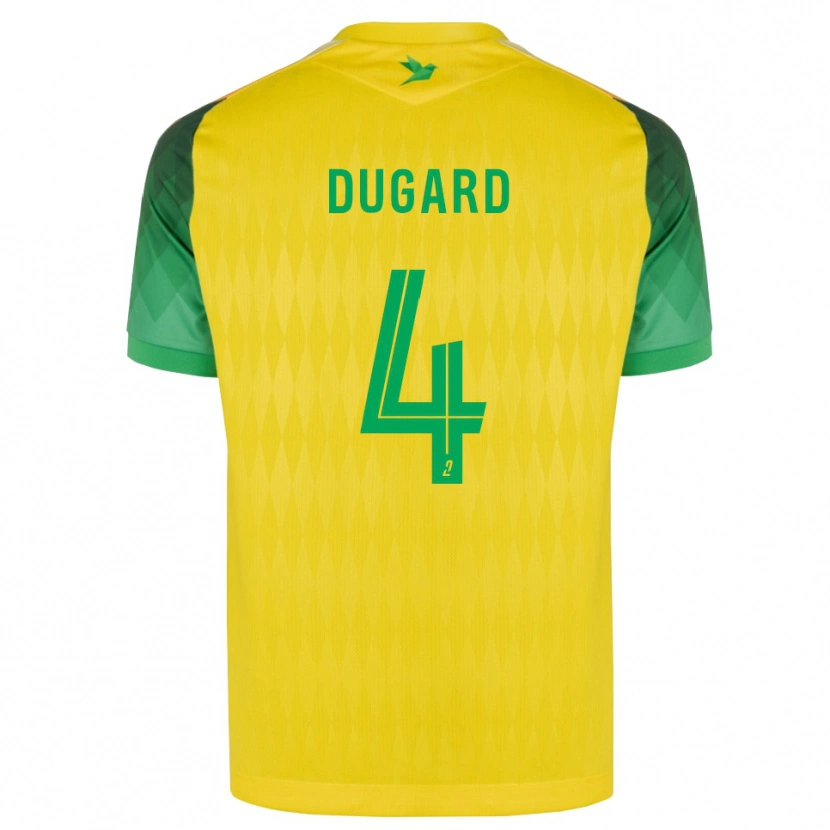 Danxen Dětské Taïgy Dugard #4 Žlutá Zelená Červená Domů Hráčské Dresy 2026/27 Dres