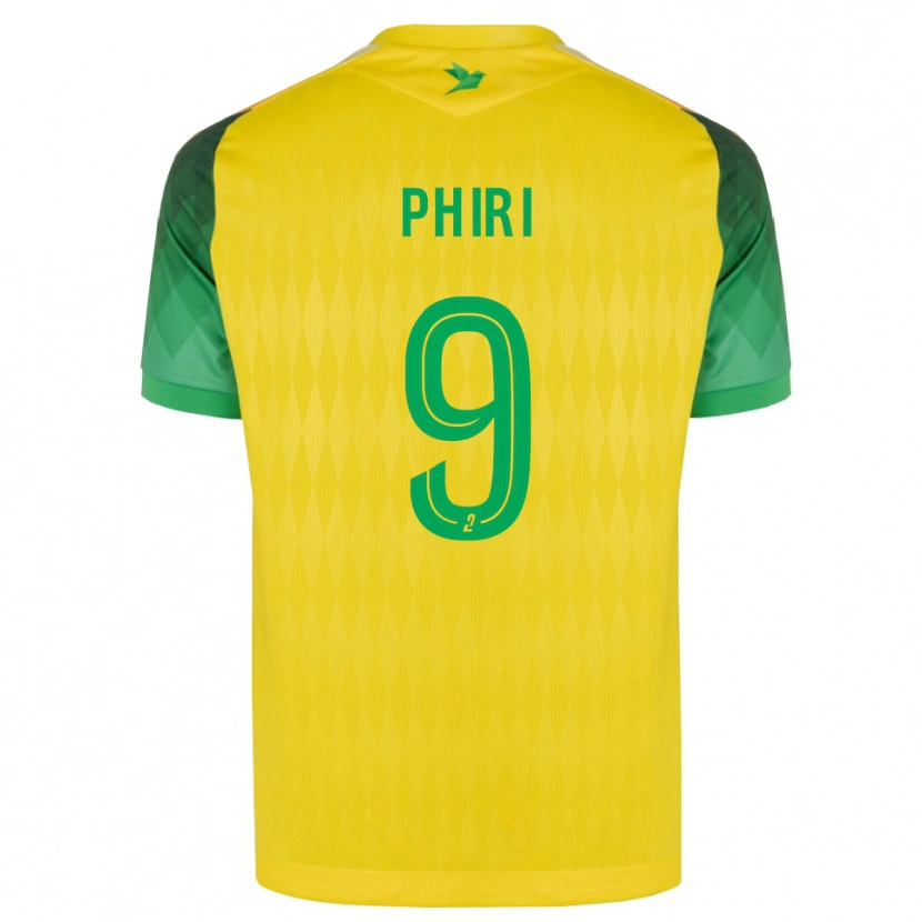Danxen Dětské Samiah Phiri #9 Žlutá Zelená Červená Domů Hráčské Dresy 2026/27 Dres