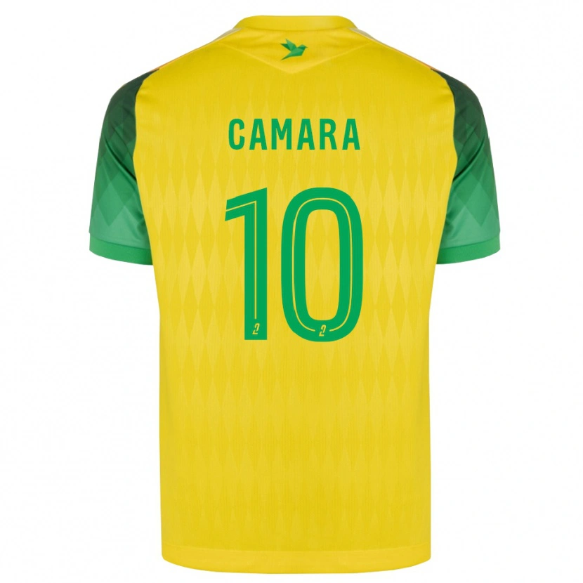 Danxen Dětské Ibrahim Camara #10 Žlutá Zelená Červená Domů Hráčské Dresy 2026/27 Dres