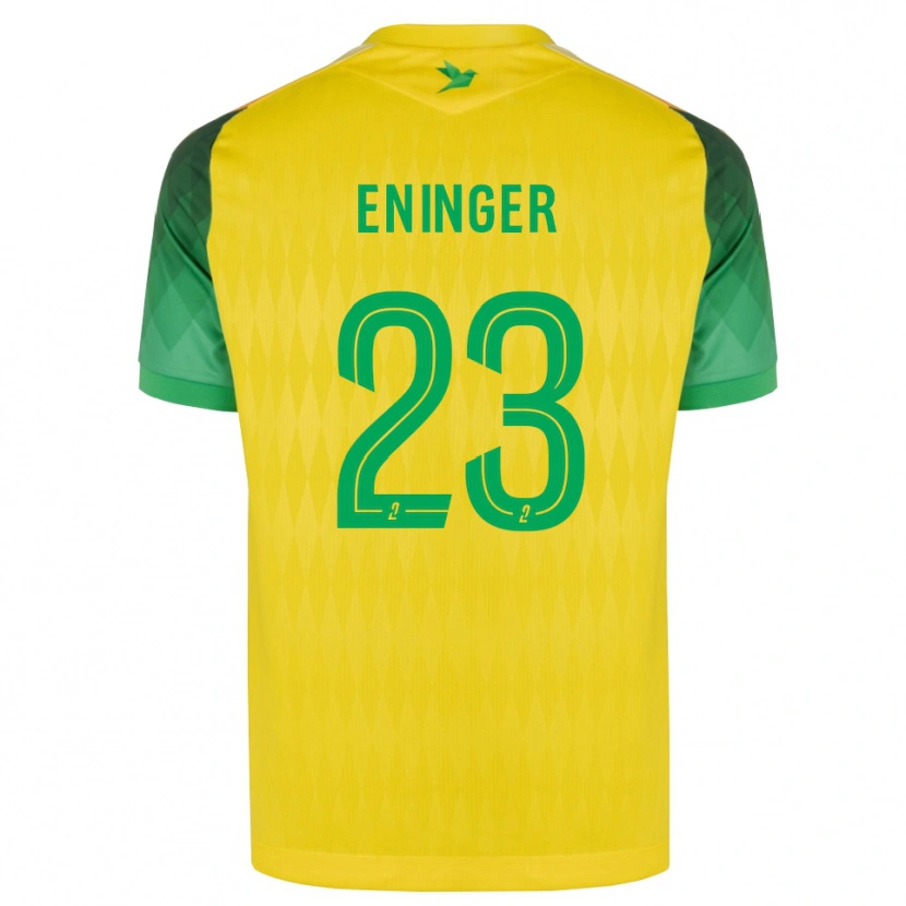 Danxen Dětské Thelma Eninger #23 Žlutá Zelená Červená Domů Hráčské Dresy 2026/27 Dres