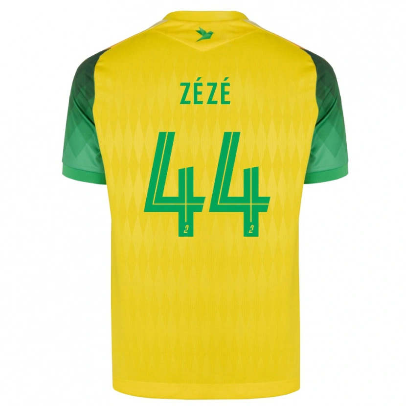 Danxen Dětské Nathan Zézé #44 Žlutá Zelená Červená Domů Hráčské Dresy 2026/27 Dres